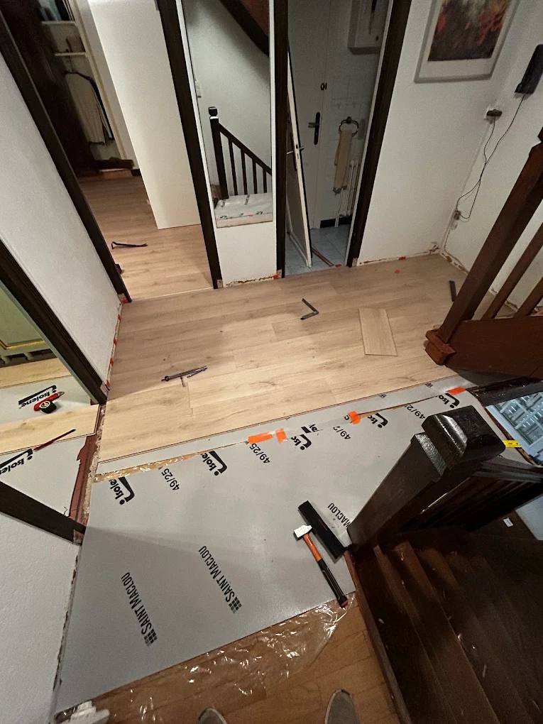 Réalisation M'ton chez toi de pose de parquet Autun 71400